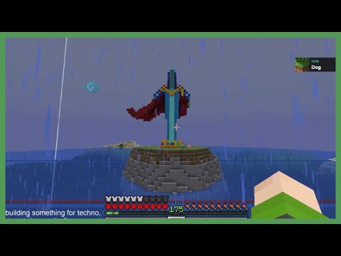 Minecraft r Philza builds memorial for Technoblade in-game