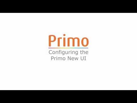 Configuring the Primo UI 01 – Download & Upload the Customization Package (via Primo Back Office)