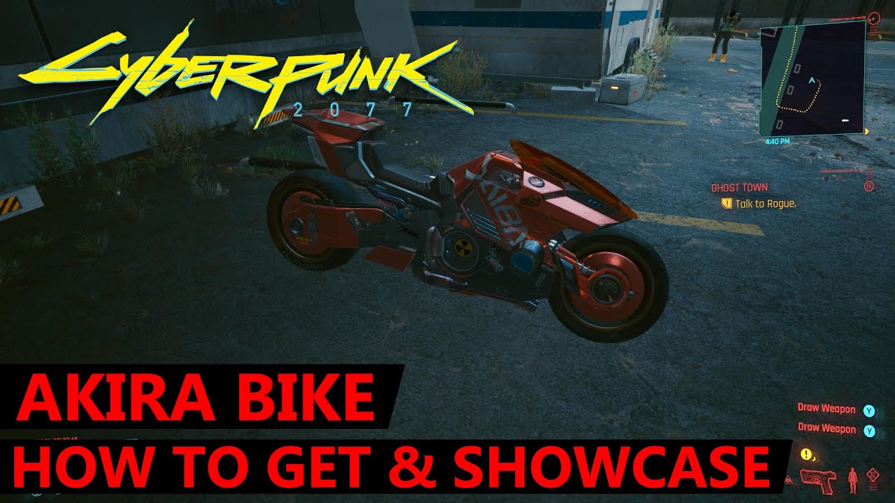 Cyberpunk 2077 Akira Bike Showcase - How to Get Kaneda's