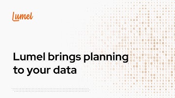 Bring Planning to Your Data I Lumel Technologies