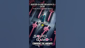 Squid Game Season 3 Quiz Part 5 | Test Your Knowledge! 🦑 | Ultimate MCQ Challenge"