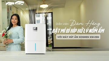 Diễn viên Đàm Hằng chia sẻ về bí kíp chăm sóc nhà cửa vào mùa nồm với máy hút ẩm Kosmen KM-25N