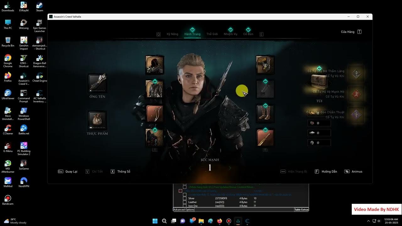 Get Full Weapon/Armor/Item Assassin's Creed Valhalla Việt Hoá v1.7.0