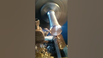 turning in lathe machine slow motion video..