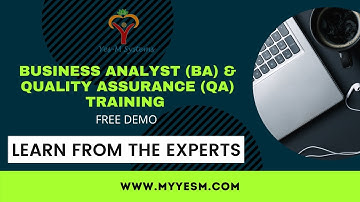BA & QA Training Demo 2021 | Business Analyst Training | QA Training | Yes-M Systems
