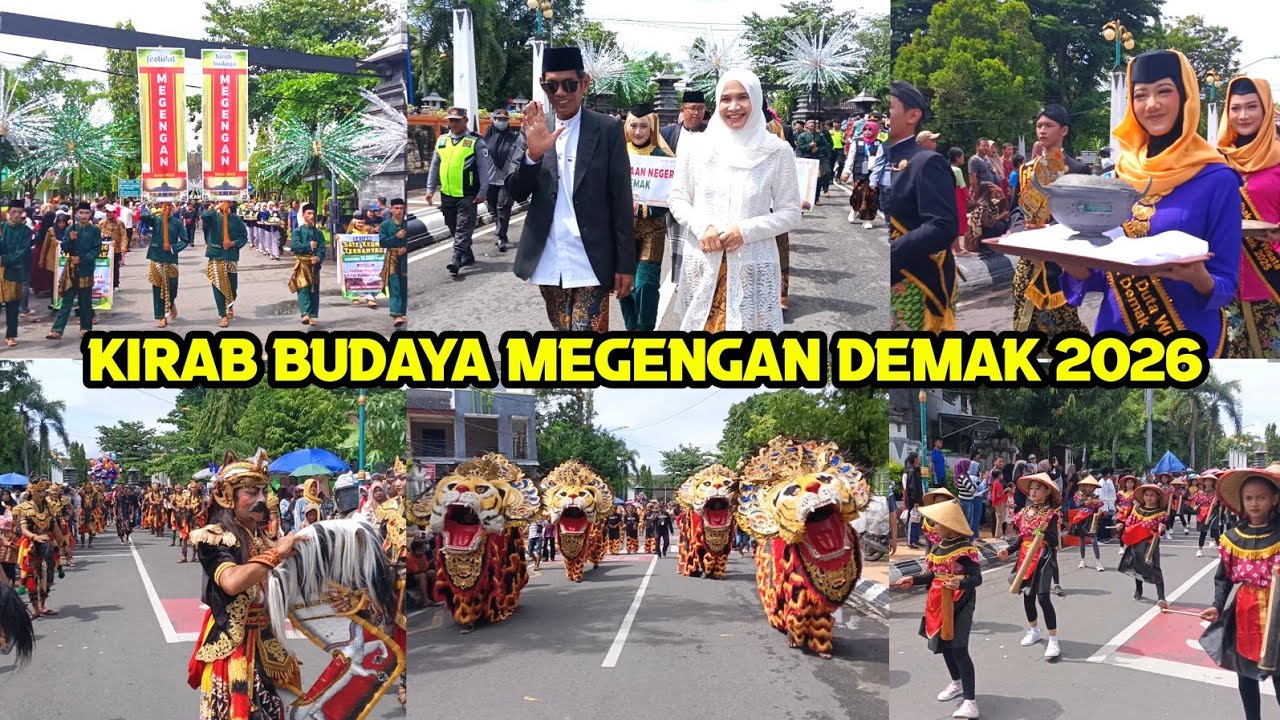 Kirab Budaya Megengan Demak 2026. Bersama Barongan Kusumojoyo