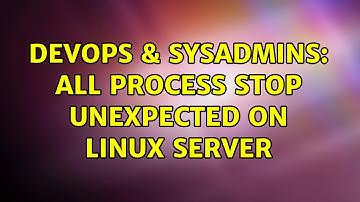 DevOps & SysAdmins: All Process Stop Unexpected On Linux Server (2 Solutions!!)