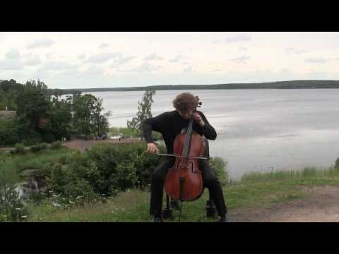 Fedor Amosov plays his Folk Fantasy for cello solo