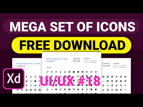 Download free set of icons Now google material icons UI/UX Series 18