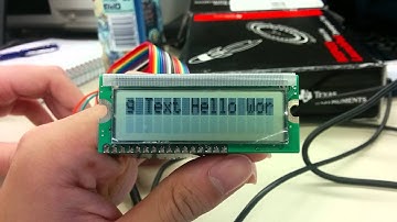 Displaying on a LCD with MSP430G2553