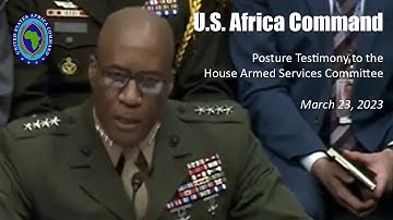 U.S. Africa Command 2023 testimony to the House Armed Services Committee