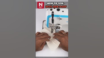 HOW 2 SEW: NECK HEM PART | NIMT | Blouse Guru®