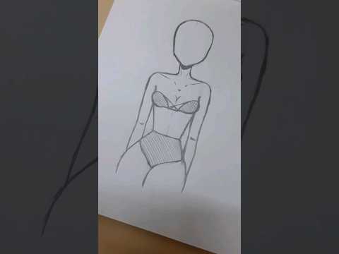 Como Desenhar Corpo Feminino #desenho #aesthetic #arte #draw #shorts #sketch #sketchbook #short