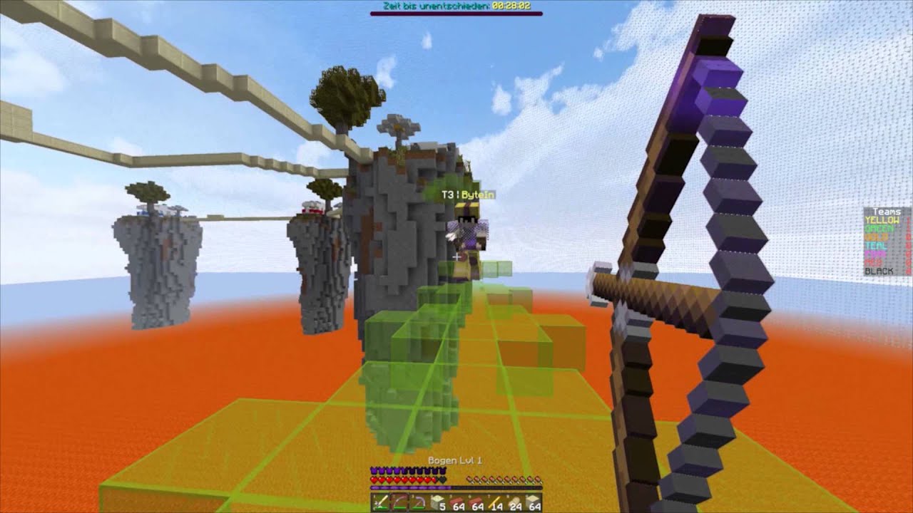 Meine 20 Rettungsplattformen in Bedwars