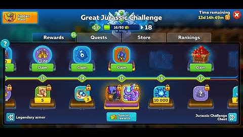 Hustle Castle. Great Jurassic Challenge 🦖🦕