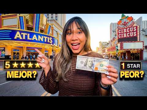Fui al Mejor y el Peor Casino (5 VS 1 Estrella) de Reno | Cuál Paga más?