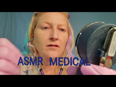 ASMR NURSE [REAL MEDICAL TOOLS] Otoscope, Blood Pressure, Temperature