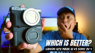 Sony ZV1 vs Canon G7x Mark iii (which is better?)