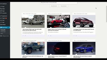 Wordpress News-Parser Plugin v1.0.0 parsing RSS overview
