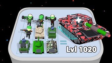 ARMY MERGE TANK MASTER ⚙️⚔️ The Evolution Of A War Titan - Merge Master, Merge Battles