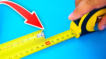 Few People Know About These Tape Measure Secrets! Amazing Tricks with Tape Measure