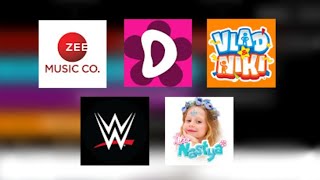 Zee Music Company Vs WWE Vs Kids Diana Show Vs Vlad and Niki Vs Like Nastya Sub History (2013-2023)