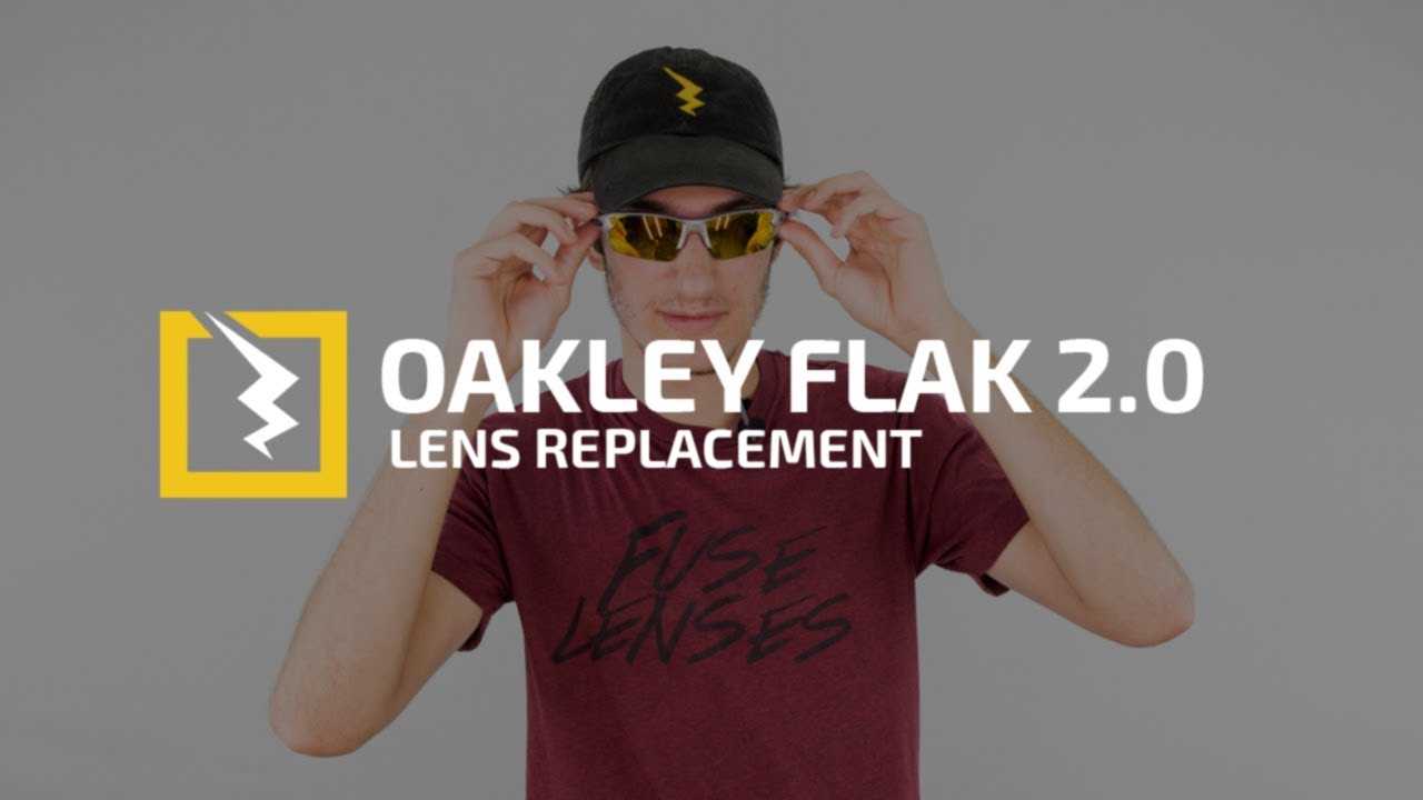 How to Change the Lenses in Your Oakley Flak  - YouTube