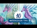 My Top 10 Watercolor Tips for Beginners(ish)!