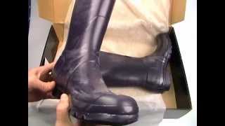 eggplant hunter boots