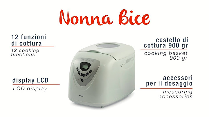 2165336 Macchina per il pane Nonna Bice