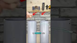Genius PVC Pipe Connection Hack Using a Rubber Band and Plastic Bottle!