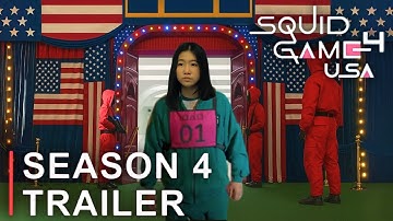 SQUID GAME Season 4 : AMERICAN USA Trailer | Player 456’s Daughter Joins Squid Game | Netflix  4K