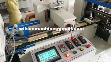 barbecue bambo sticks counting and packing machine