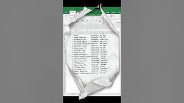 Cách tạo bảng chuyên nghiệp hơn trong Excel #tinhocvanphong #word #excel #youtubeshorts
