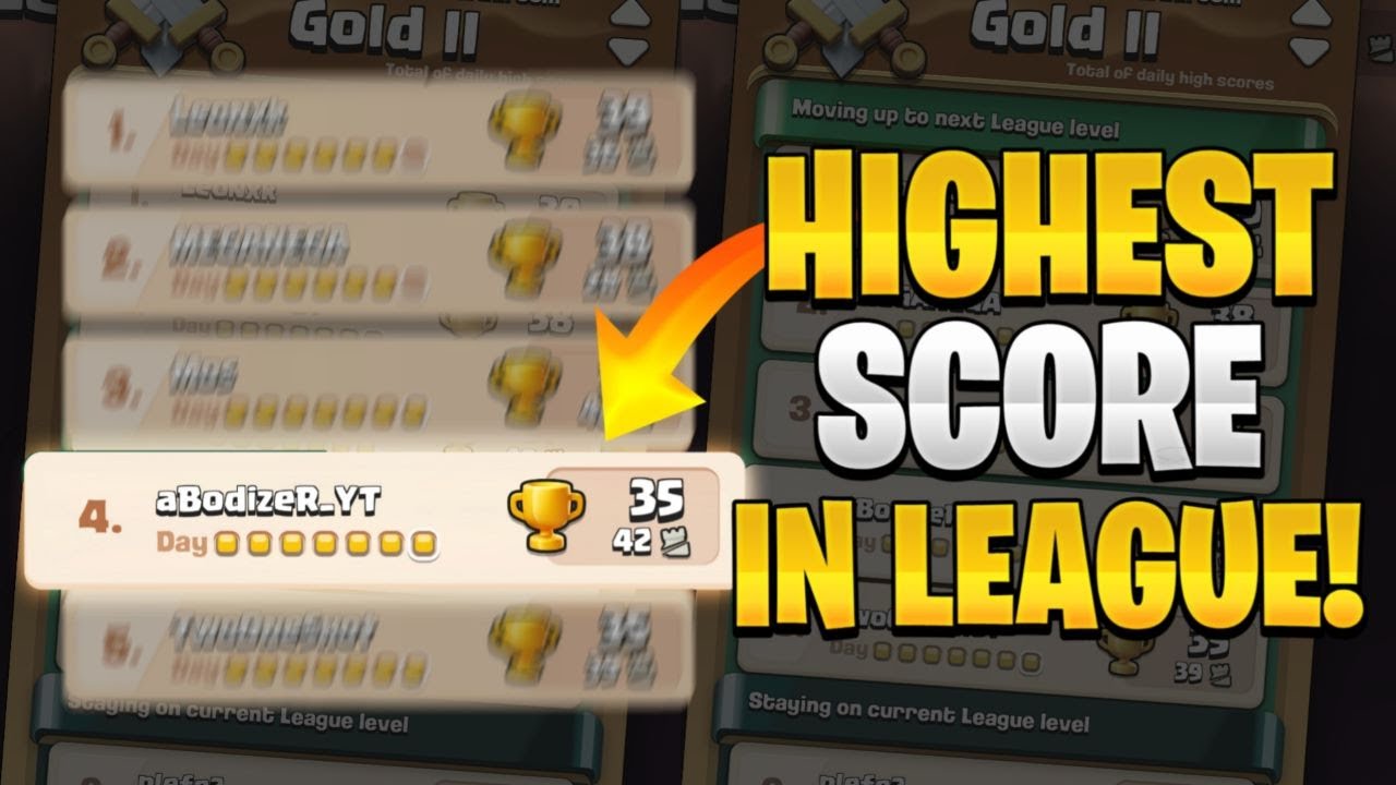 This is MY HIGHEST SCORE in League in Clash Quest! YouTube