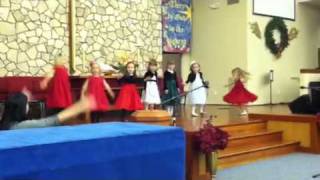 Wee Blessing 2011 Christmas program tots in motion