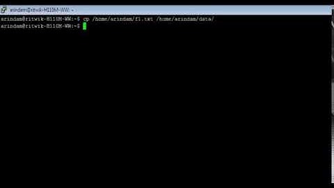 Linux - cp Command - w3resource