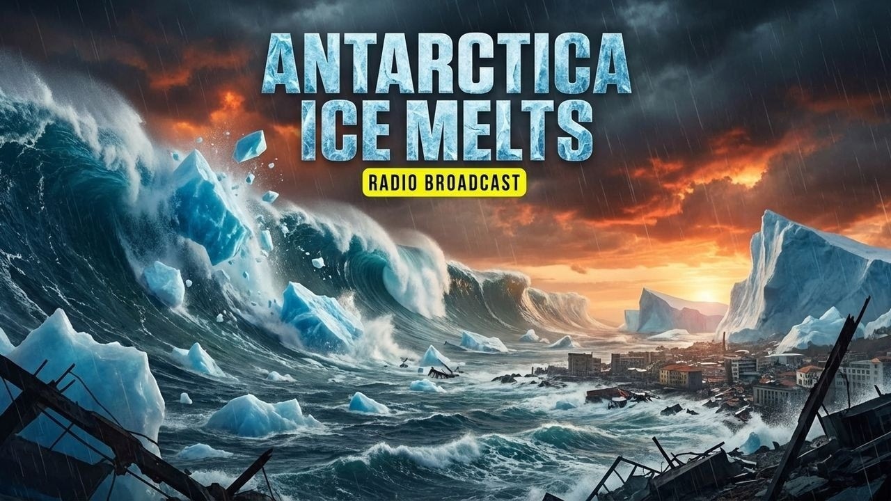 You're Listening to the Radio When Antarctica Melts in 24 Hours & the Ocean Swallows the Coastlines