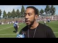 Celebrities play flag football in Santa Clara for charity