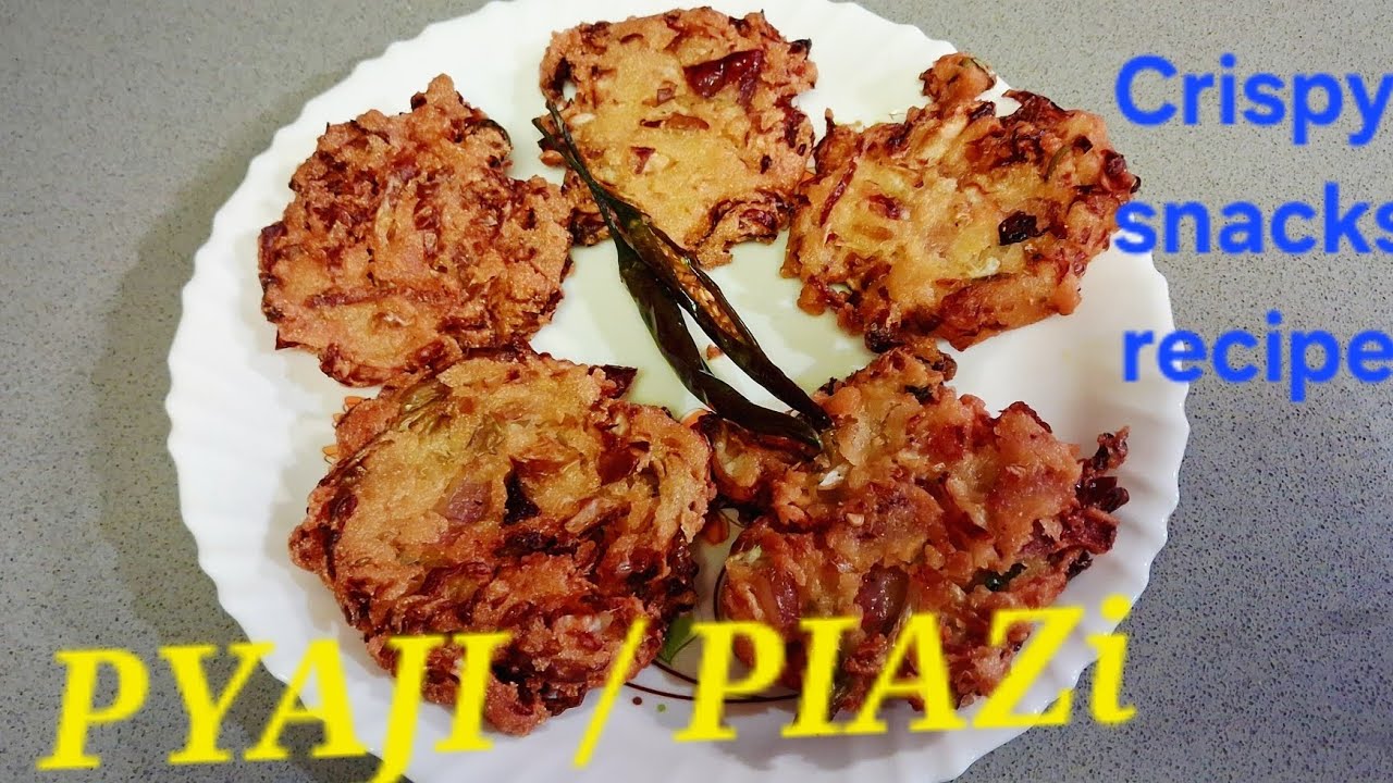 Pyazi / Piaji || Onion Fritters  || Quick and easy snacks recipe 😋 