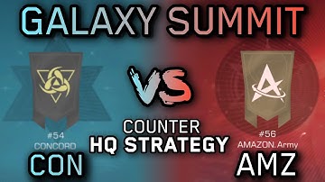 Infinite Galaxy: CON vs AMZ | Galaxy Summit | HQ Defence Strategy