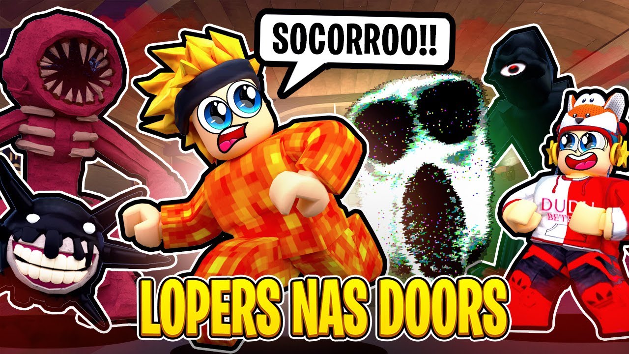 DESAFIO: ENCONTREI TODOS OS MONSTROS DE DOORS!! - ROBLOX 