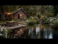 Relaxing Acoustic Guitar Ambience Soft Glow Cabin Peaceful Nature Warm Evening Light mp3