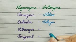 Did you know these Synonyms and Antonyms ?#shorts @styloheaven3845