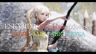 SKYRIM MOD I ADXP I AMR I ABR I SKYSA I ESKYRIM Twinblade Moveset