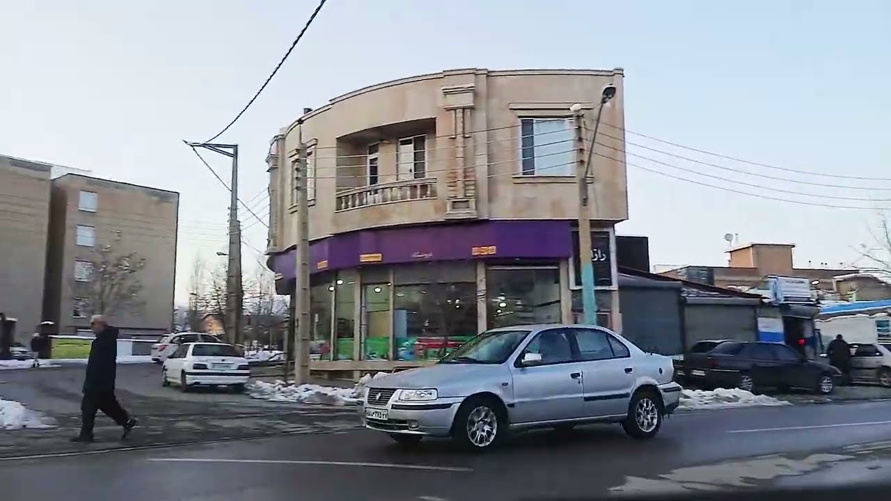 Snow Day Drive: Exploring Piranshahr's Winter Beauty