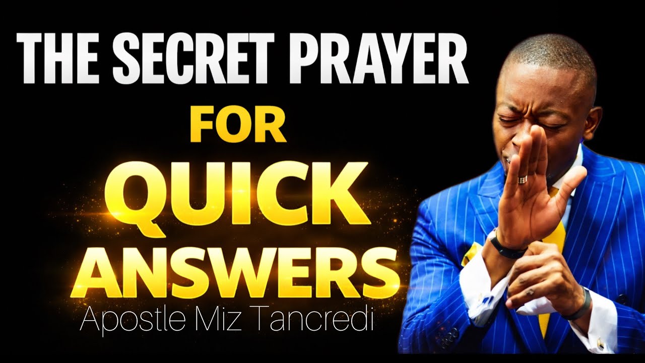 Pray This Secret Prayer and Watch God Answer Quickly | Apostle Miz Tancredi