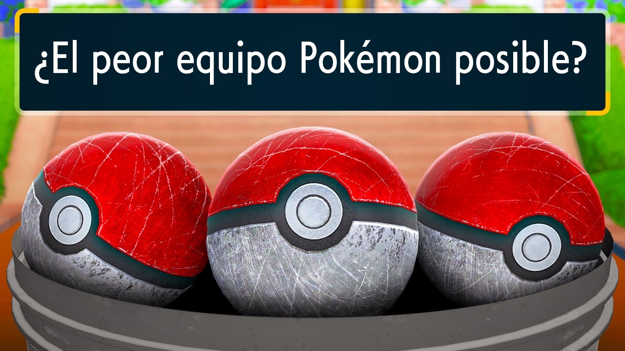 Voy a intentar pasarme el Pokémon Escarlata con el equipo más débil posible
