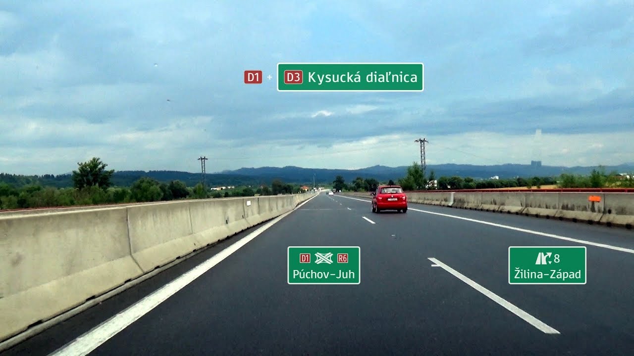 🇸🇰 D1 + D3: Púchov-Juh - Žilina-Západ (3,5x)