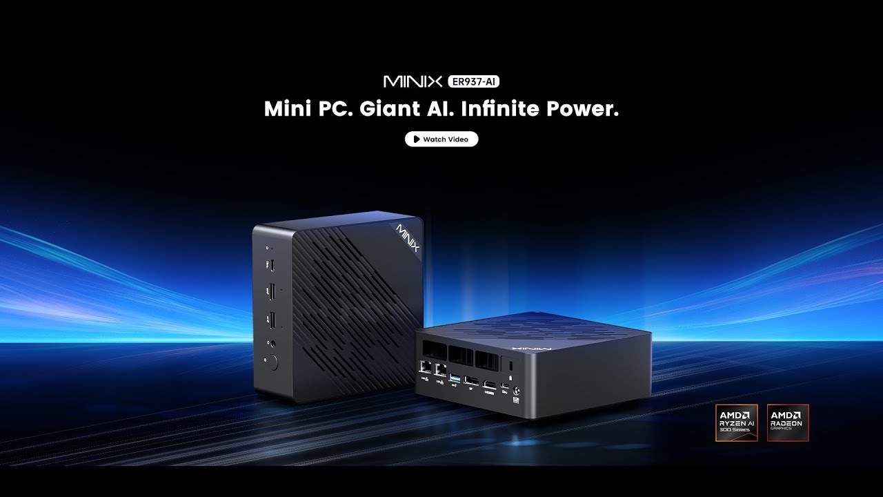 🚀 MINIX ER937-AI AMD Ryzen AI 9 HX 370 Mini PC – Compact powerhouse for AI, gaming & productivity!
